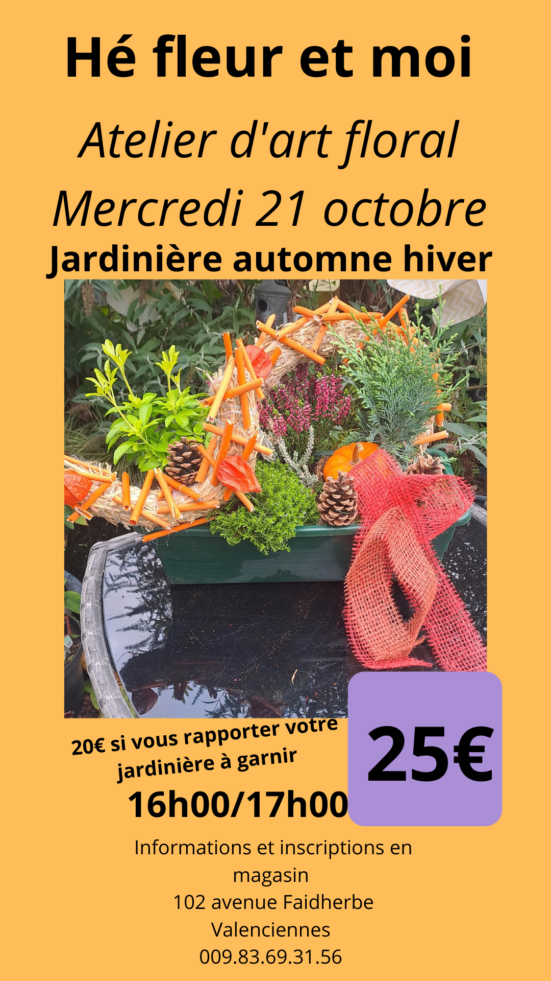 Art floral Valenciennes Nord