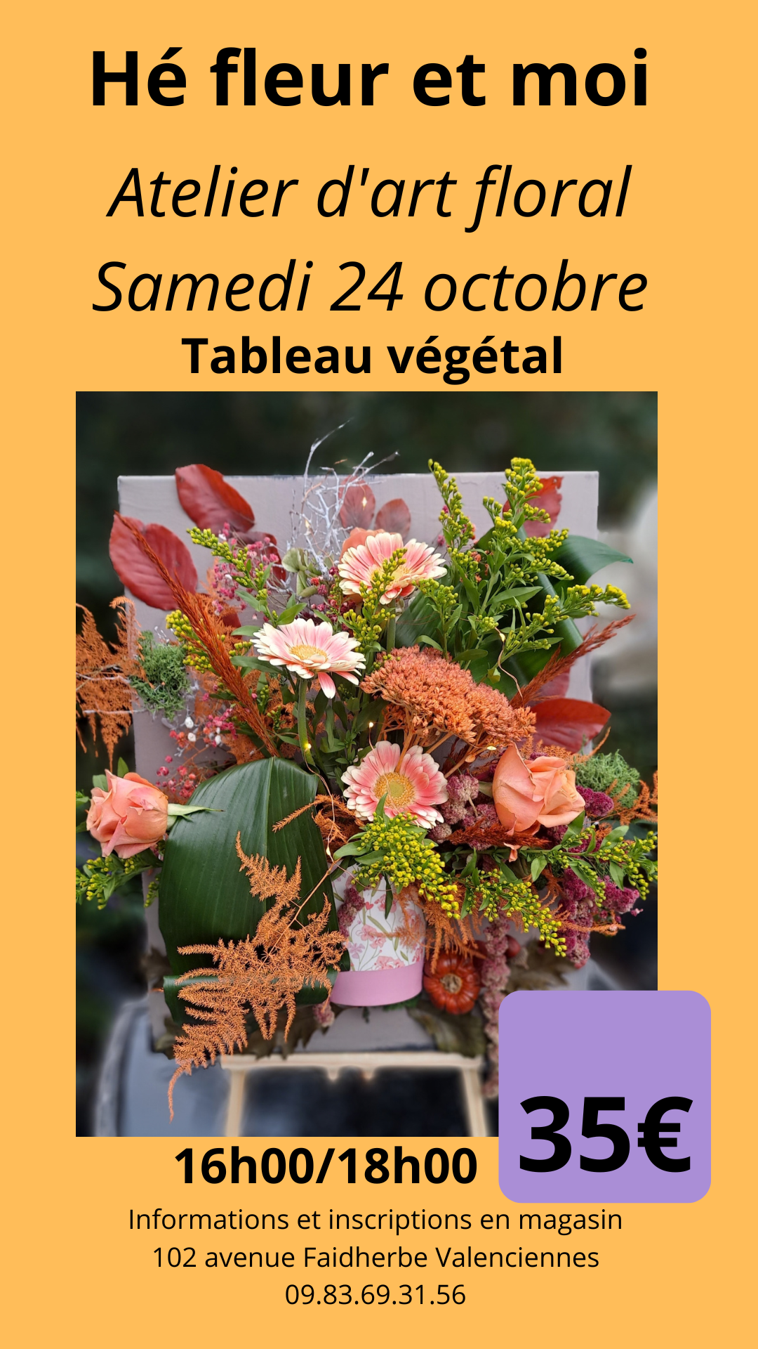 Art floral Valenciennes Nord