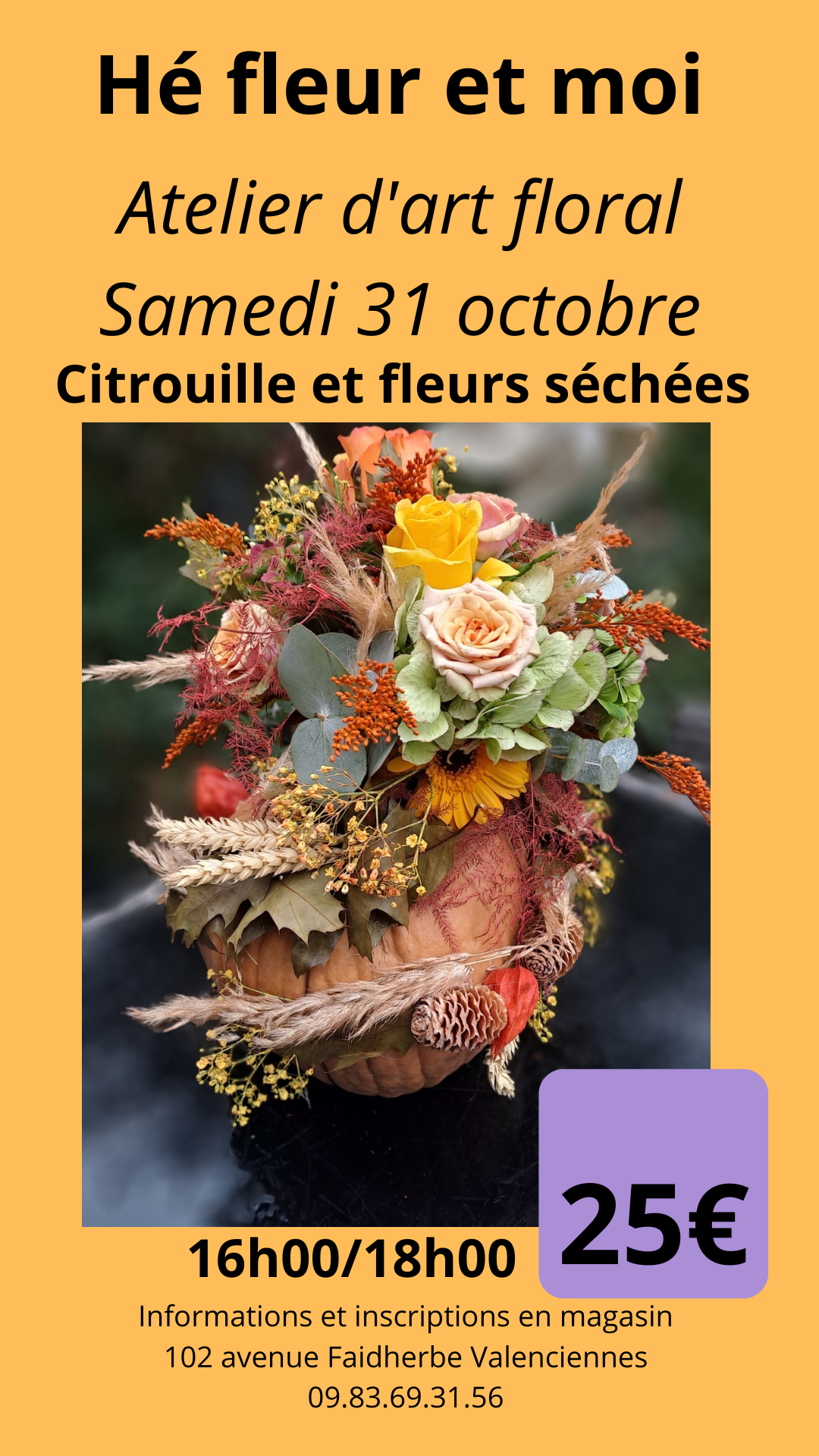 Art floral Valenciennes Nord